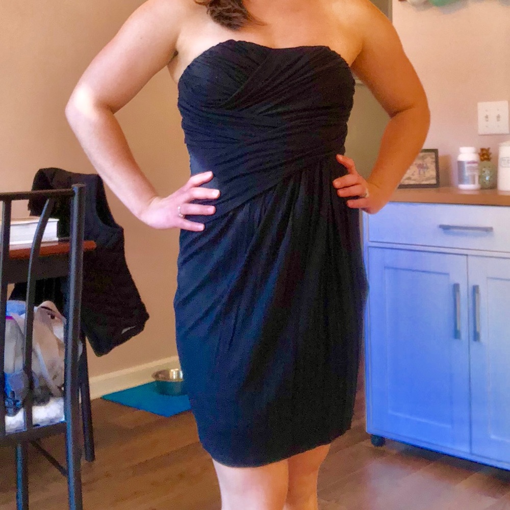 Express black cocktail dress